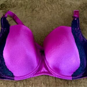 Elegant pink Lace Women's Bra by Deesse 40DDD